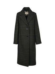 Barbour® Khaki Green Byron Wool Coat - Image 6 of 8