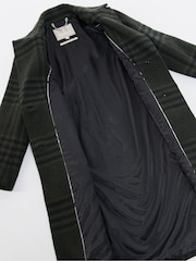 Barbour® Khaki Green Byron Wool Coat - Image 7 of 8