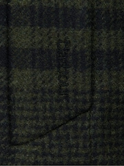 Barbour® Khaki Green Byron Wool Coat - Image 8 of 8