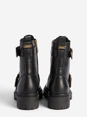 Barbour® International Redgrave Lace-Up Biker Boots - Image 4 of 9