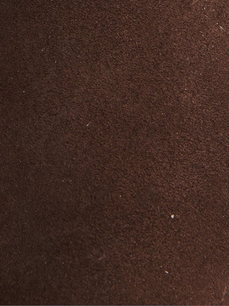 Barbour® Dark Brown Calmsden Buckle Detail Knee High Boots - Image 6 of 6