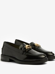 Barbour® Black Barbury Buckle Detail Loafers - Image 2 of 10