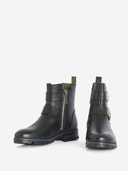 Barbour® Black Marina Double Buckle Ankle Boots - Image 3 of 3