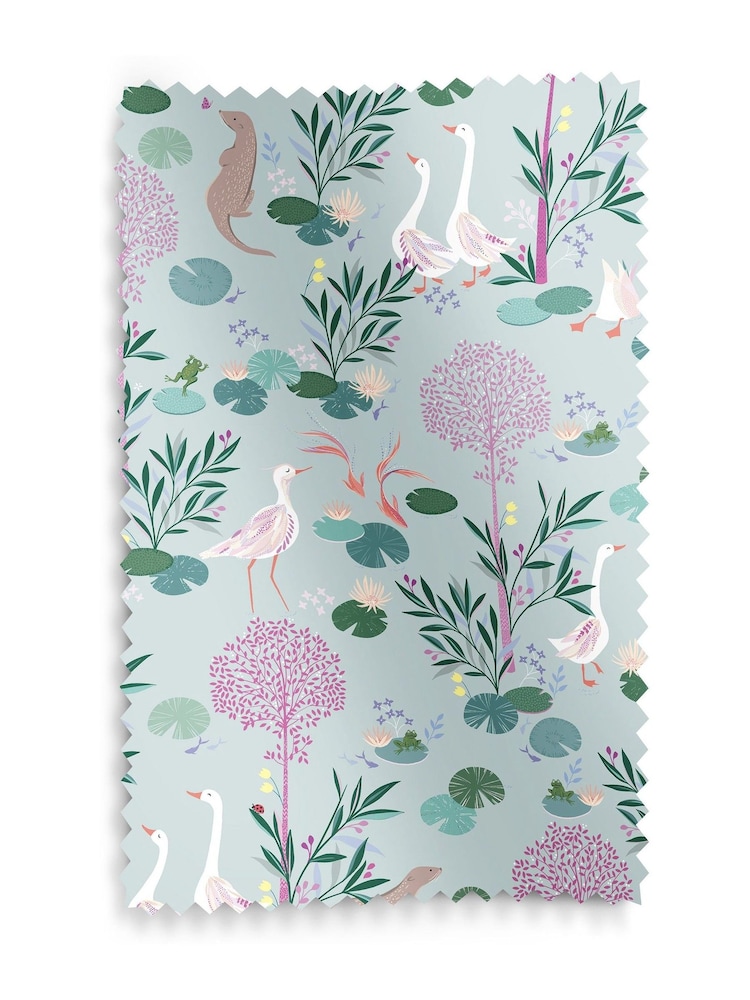 Sara Miller Blue Riverbank Tales Made to Measure Roller Blinds - Image 6 of 6