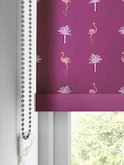 Sara Miller Pink Flamingo Made to Measue Roller Blinds - Image 4 of 5