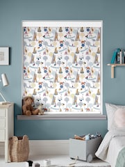 Sara Miller White Circus Made to Measure Roller Blinds - Image 2 of 6