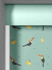 Sara Miller Aqua Toucans Made to Measure Roller Blinds - Image 3 of 6