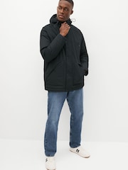 Barbour® International Fleat Waterproof Hooded Black Jacket - Image 3 of 8