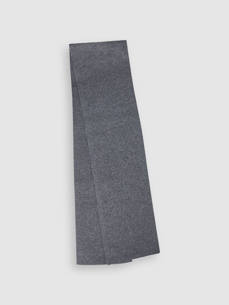 Reiss Charcoal Chesterfield Gs Merino Wool Hat, Scarf, and Gloves Set - Image 7 of 7