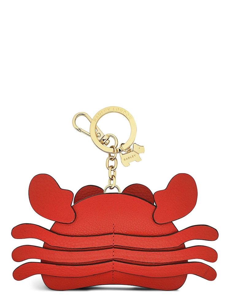 Radley London Red Clawde Bag Charm Keyring - Image 2 of 3