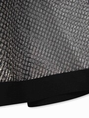 DKNY Silver Two Layered Logo Skirt - Image 3 of 3