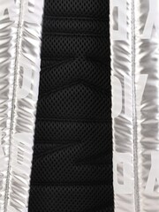 DKNY Silver Metallic Logo Backpack - Image 5 of 5