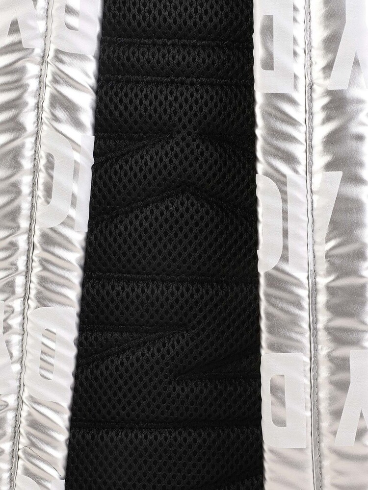 DKNY Silver Metallic Logo Backpack - Image 5 of 5