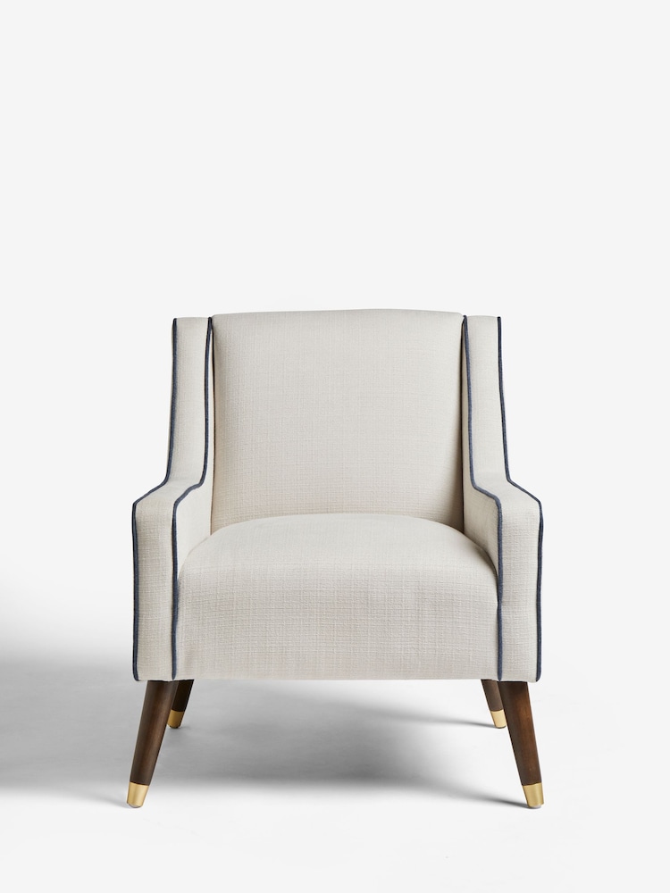Nina Campbell Clabon Natural Rosebury Accent Chair - Image 2 of 7