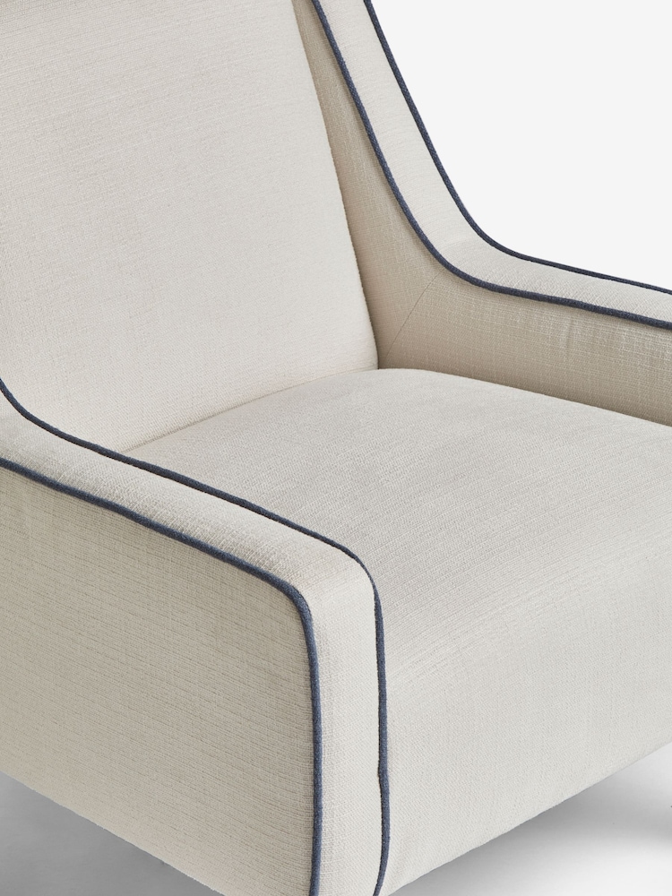 Nina Campbell Clabon Natural Rosebury Accent Chair - Image 7 of 7