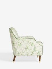 Nina Campbell Springtime Leaves Green Walton Accent Chair - Image 5 of 7