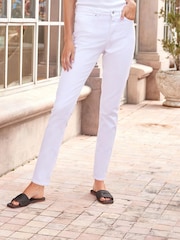 White Mom Jeans - Image 2 of 3