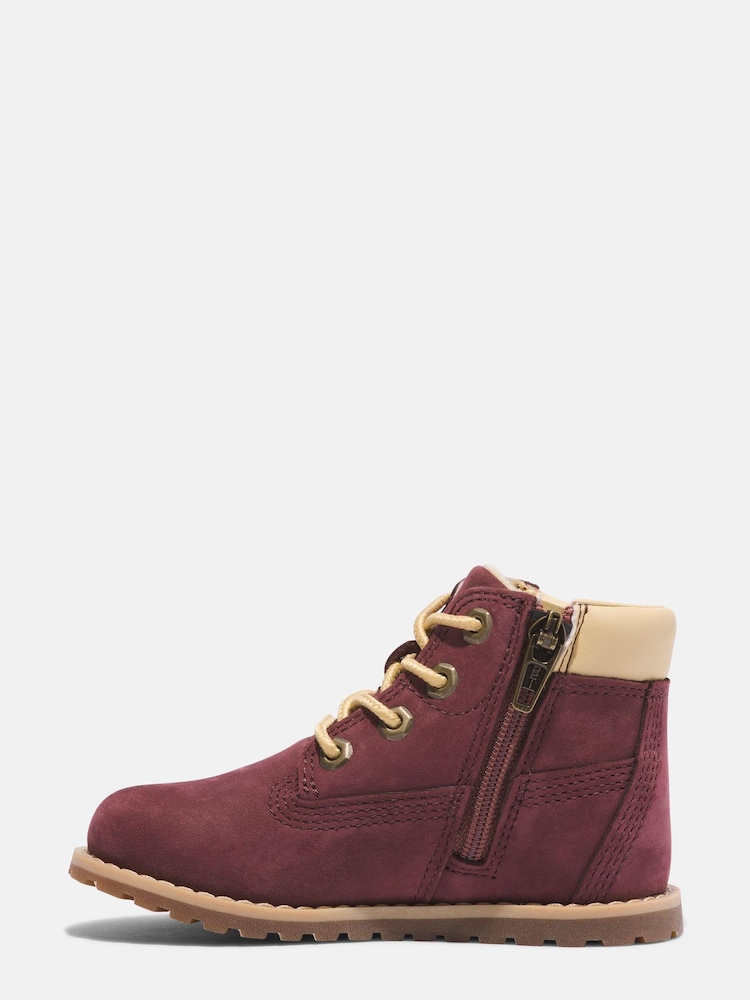 Timberland Pokey Pine Six Inch Side Zip Boots - Image 2 of 4 Timberland Pokey Pine Six Inch Side Zip Boots - Image 2 of 4