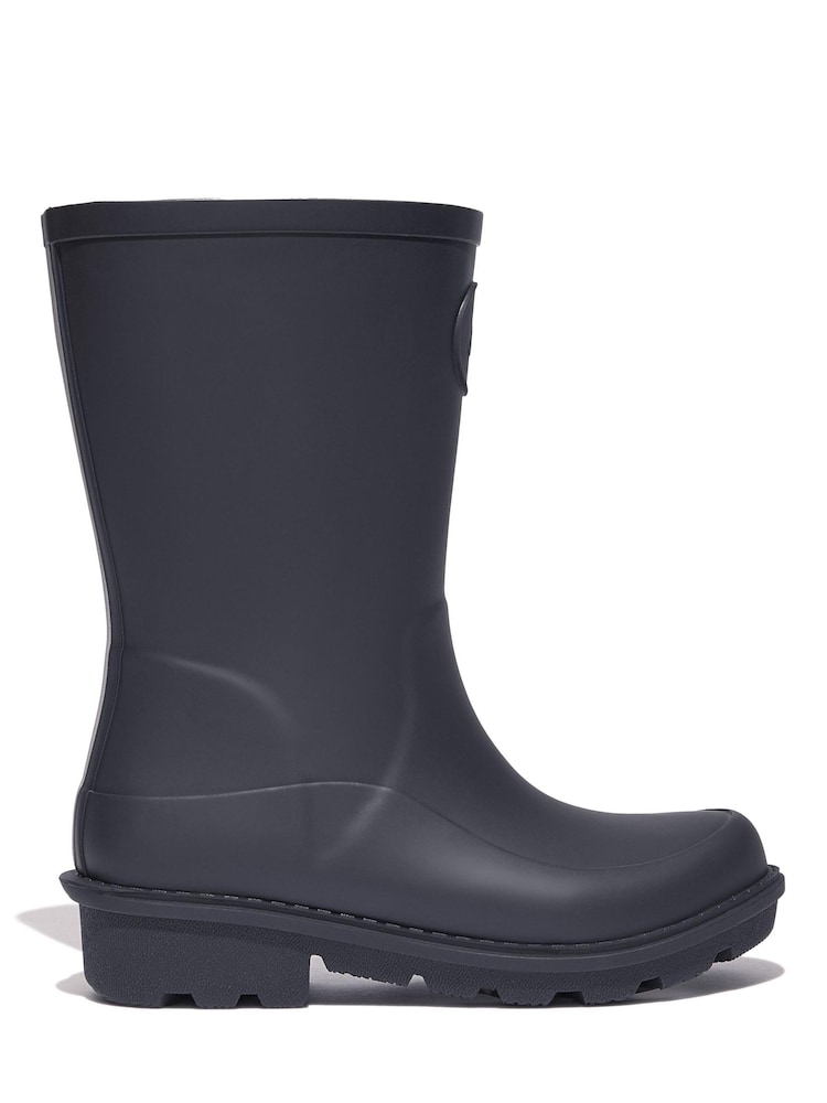 FitFlop Kids Junior Blue Wonderwelly Ergonomic Rain Boots - Image 1 of 1