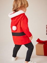 Red Santa Dress Up Long Sleeve Christmas T-Shirt (3mths-7yrs) - Image 3 of 7