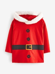 Red Santa Dress Up Long Sleeve Christmas T-Shirt (3mths-7yrs) - Image 5 of 7