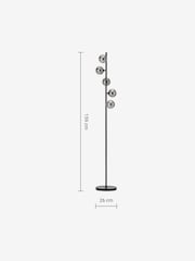 MADE.COM Smoke Grey Masako Floor Lamp - Image 4 of 4
