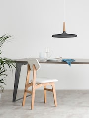 MADE.COM Grey Tina Pendant Ceiling Light - Image 4 of 7