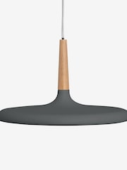MADE.COM Grey Tina Pendant Ceiling Light - Image 5 of 7