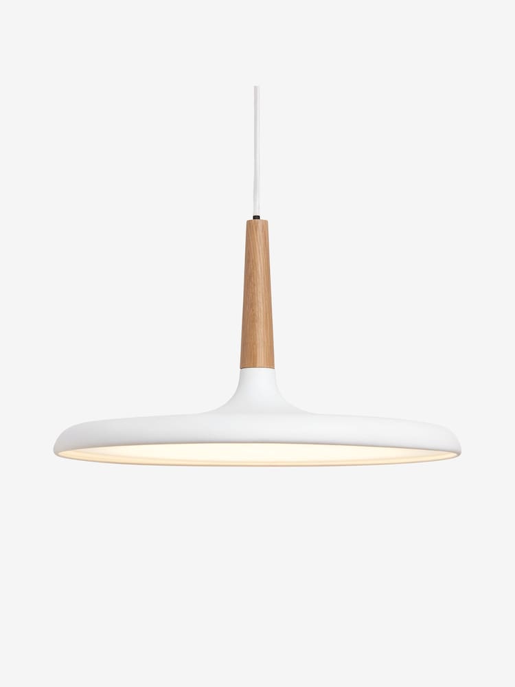 MADE.COM White Tina Pendant Ceiling Light - Image 2 of 3