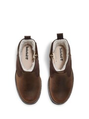 Hnědé dětské boty s hřejivou podšívkou Timberland Courma - Image 4 of 5