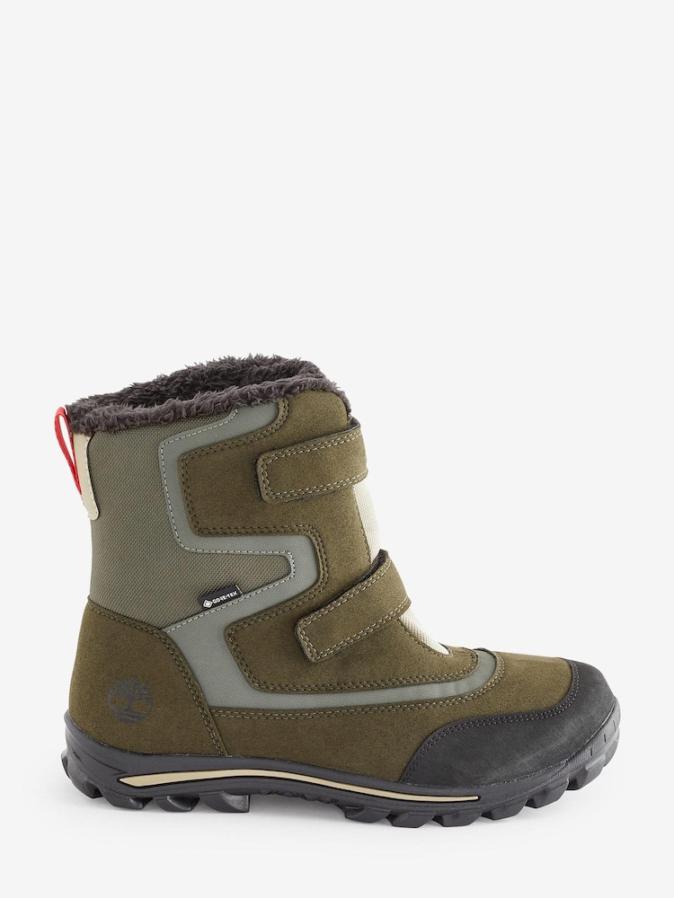 Timberland Green Chillberg 2 Strap Goretex Snow Boots - Image 1 of 3