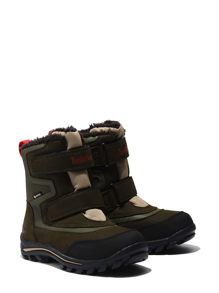 Timberland Green Chillberg 2 Strap Goretex Snow Boots - Image 2 of 3