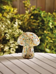 Multi Solar Confetti Glass Mushroom Outdoor Light - Image 2 of 5