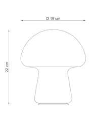 Multi Solar Confetti Glass Mushroom Outdoor Light - Image 5 of 5