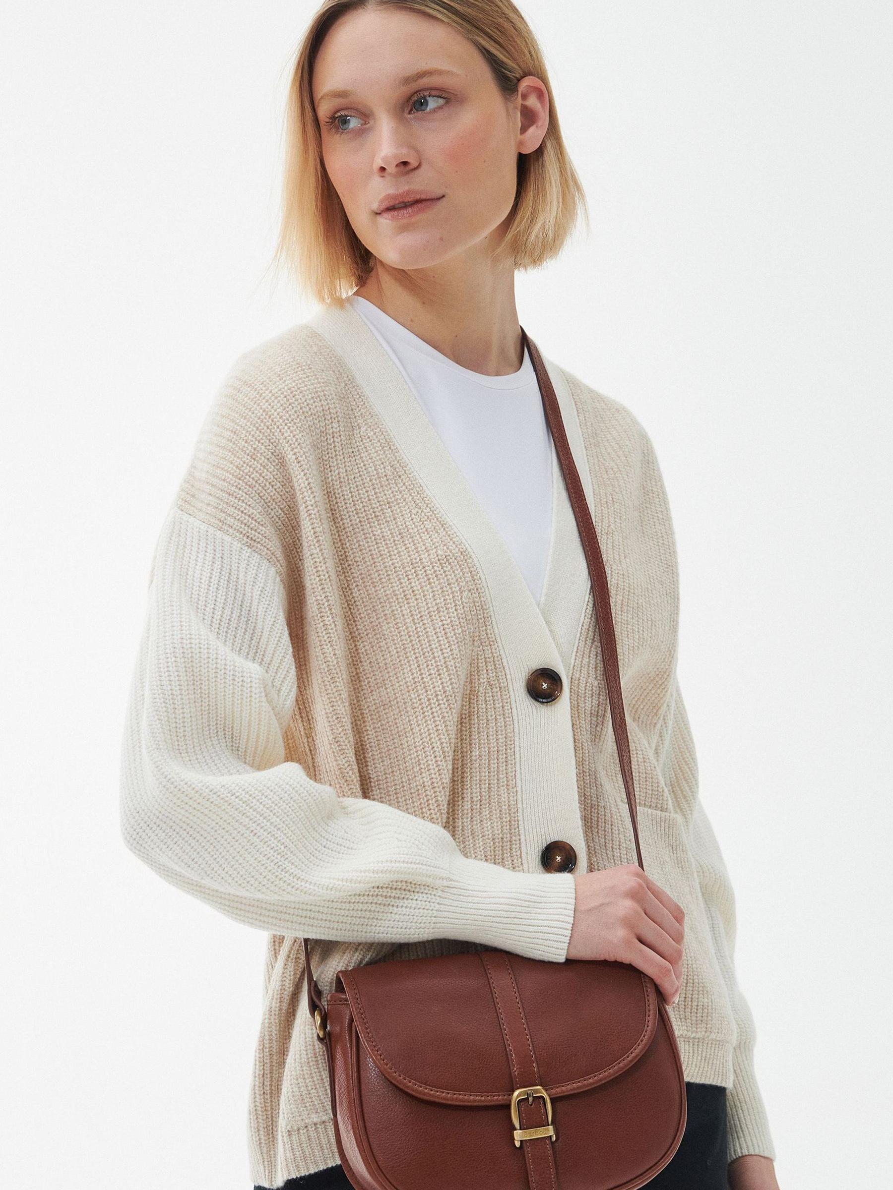 Buy Barbour Brown Laire Medium Leather Saddle Bag from Next Germany