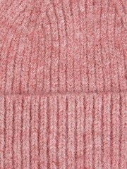 Barbour® Pink Pendle Logo Beanie Hat - Image 4 of 4
