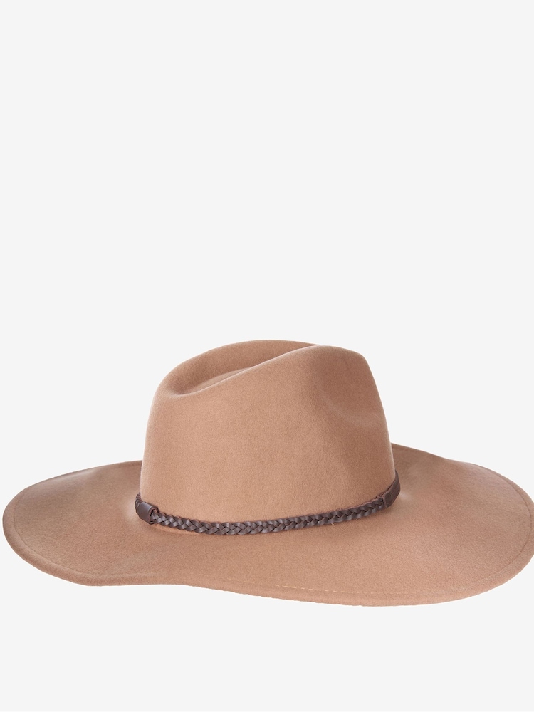 Barbour® Camel Fedora Hat - Image 4 of 4