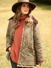 Barbour® Olive Green Fedora Hat - Image 1 of 5