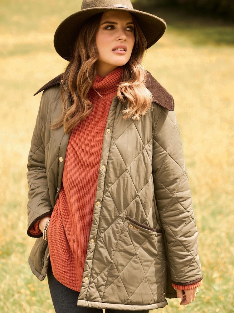 Barbour® Olive Green Fedora Hat - Image 1 of 5