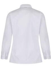 Trutex Long Sleeve Rever School White Blouse 2 Pack - Image 3 of 3