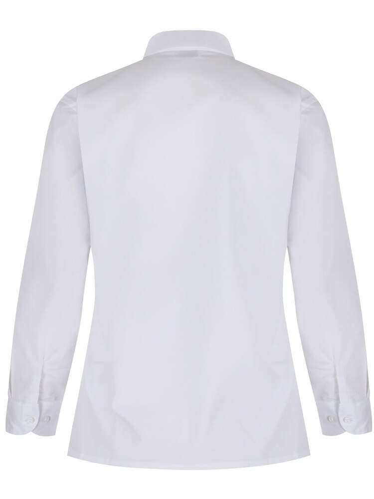 Trutex Long Sleeve Rever School White Blouse 2 Pack - Image 3 of 3