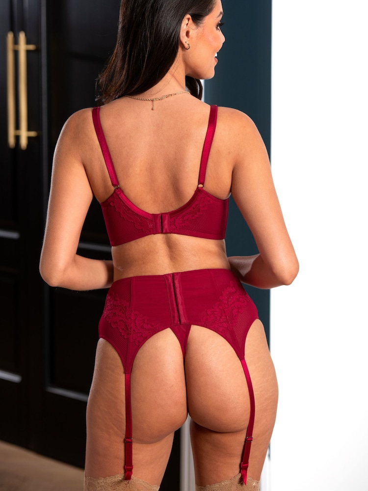 Красный - Глубокие брюки Pour Moi Lavish - Изображение 2 из 4