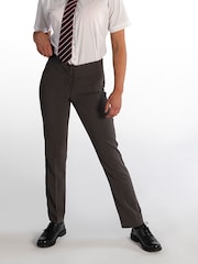 Trutex Girls Straight Leg Grey School Trousers - Image 1 of 4