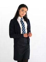 Trutex Blue 100% Cotton School Cardigan - Image 1 of 3
