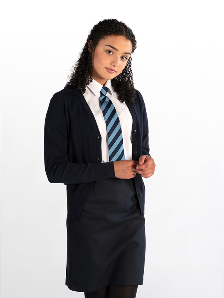 Trutex Blue 100% Cotton School Cardigan - Image 1 of 3