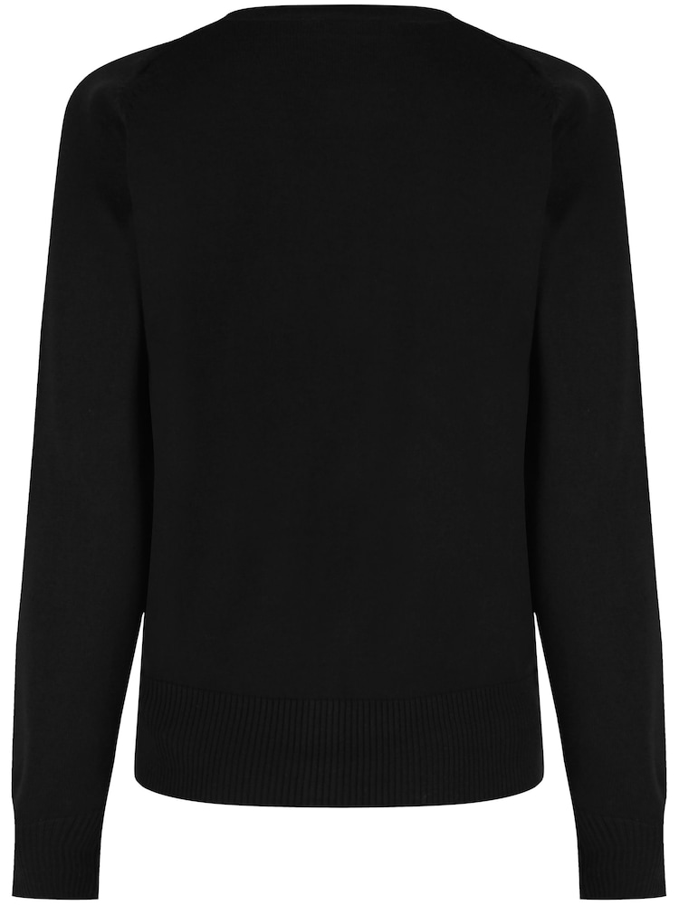 Trutex Black 100% Cotton School Cardigan - Image 3 of 3