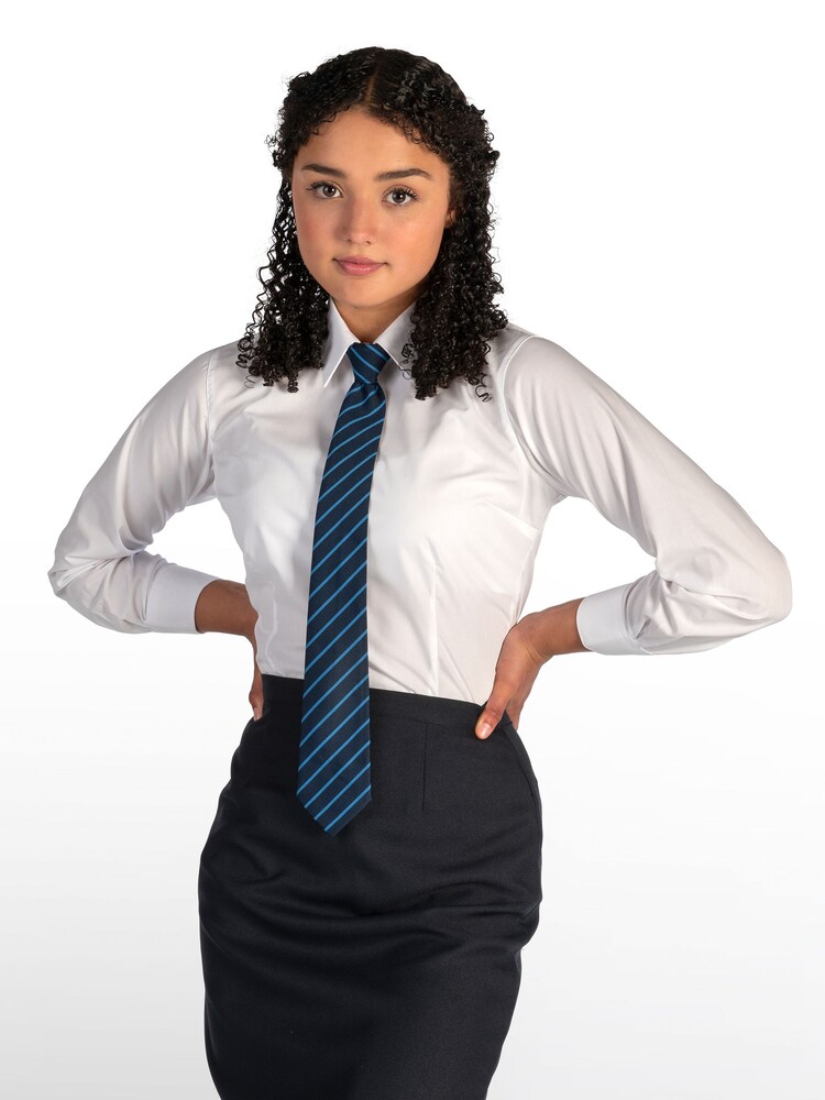 Trutex Langärmeliges, figurbetontes Schulhemd, Weiss (Doppelpack) - Bild 1 von 4 Trutex Langärmeliges, figurbetontes Schulhemd, Weiss (Doppelpack) - Bild 1 von 4