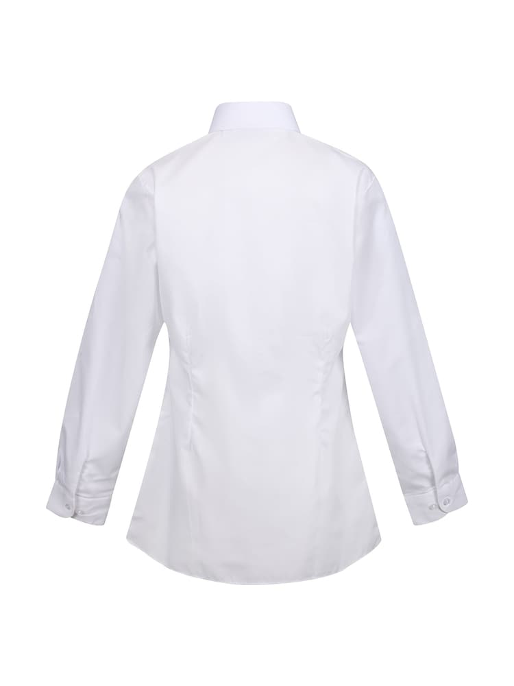 Trutex Long Sleeve Fitted White School Shirt (Twin pack) - Image 4 of 4