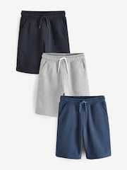 Multi Black Regular Fit Basic Shorts 3 Pack (3-16yrs) - Image 1 of 3