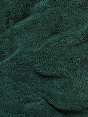 Green Teddy Borg Fleece Duvet Cover And Pillowcase Set - Image 3 of 5